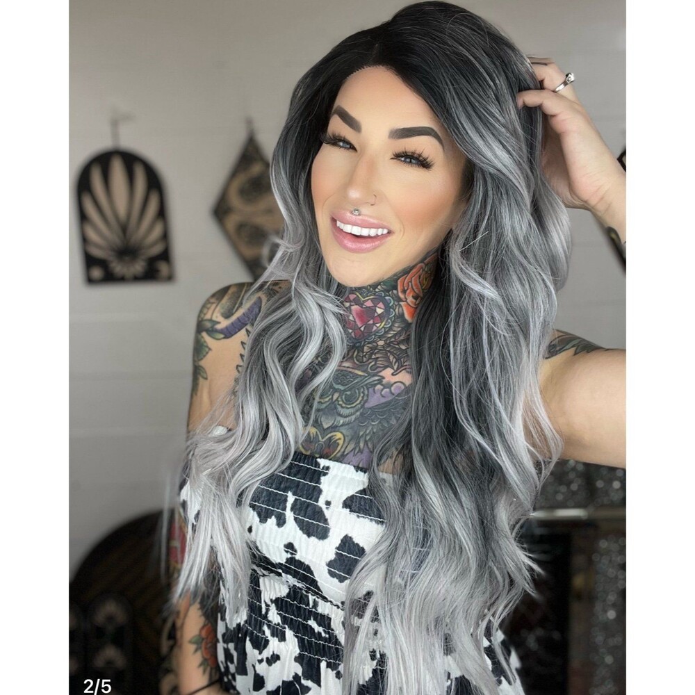 Rebel Gypsy “ Milk duds” wig with shiftable parting